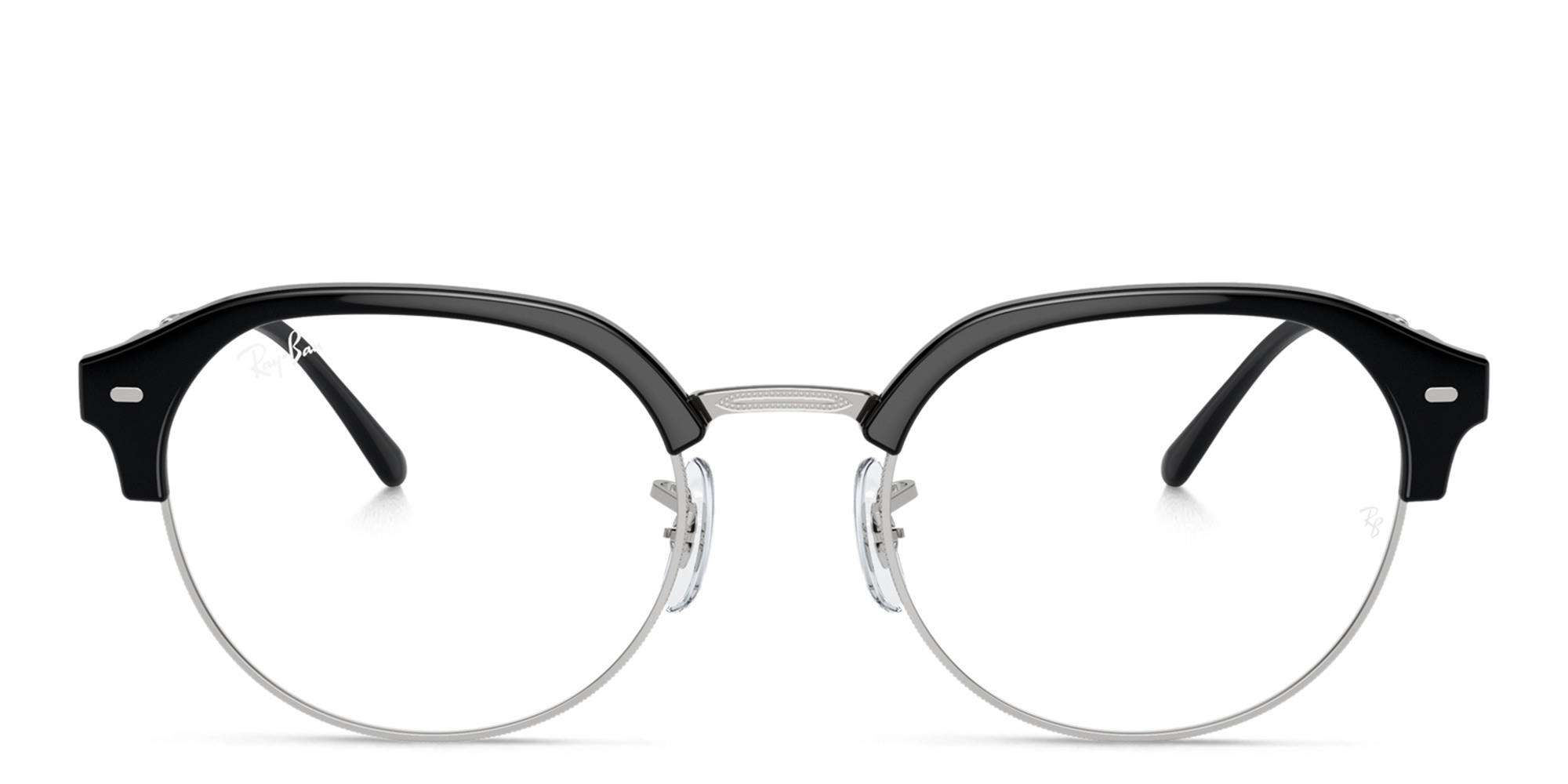 نظارات طبية غير منتظمة للجنسين من راي بان بلون أسود - صورة المنتج 1