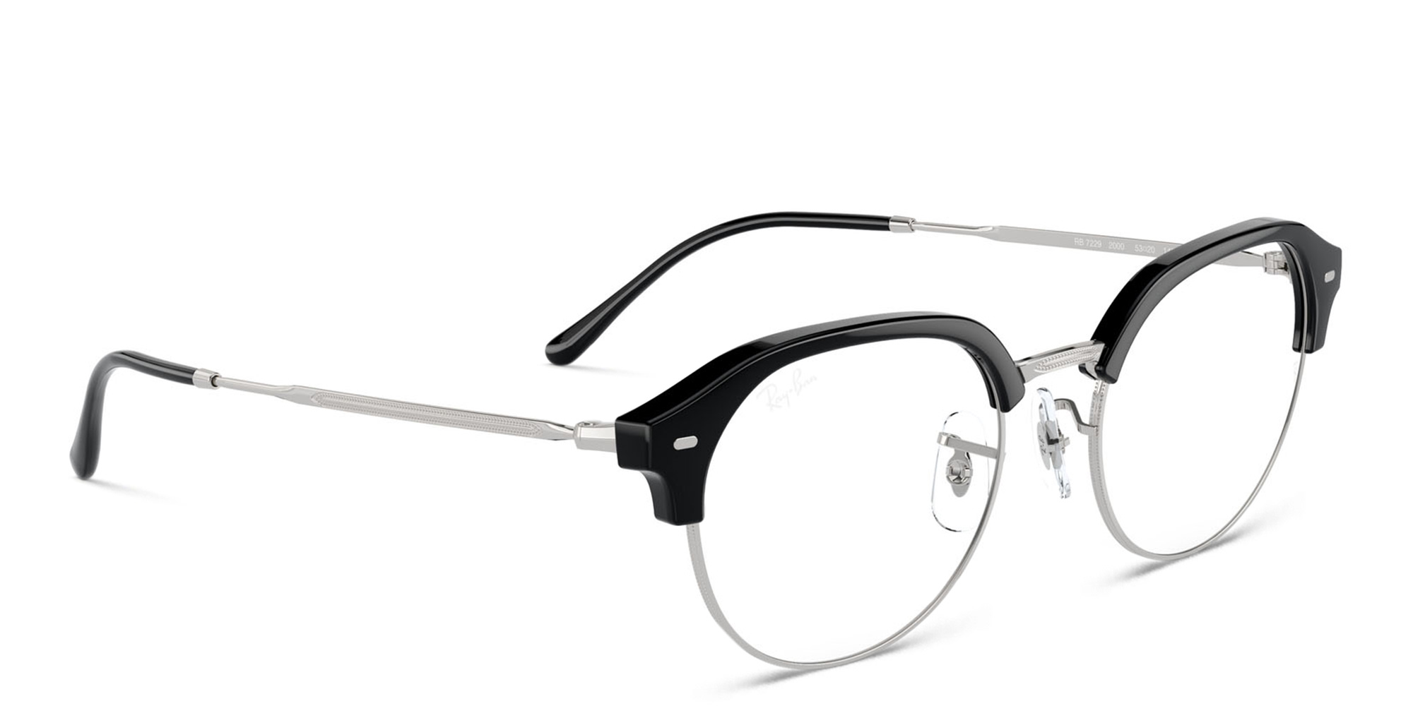 Ray-Ban Unisex Irregular Eyeglasses in Black – Product Photo 4