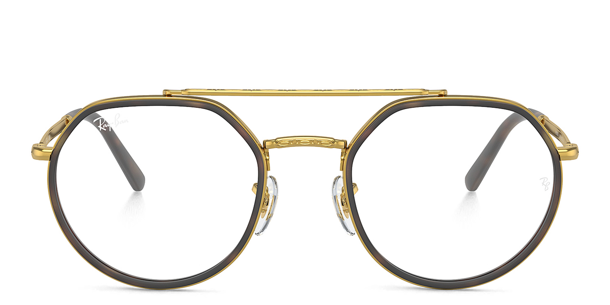 Ray-Ban Unisex Irregular Eyeglasses in Legend Gold – Product Photo 1