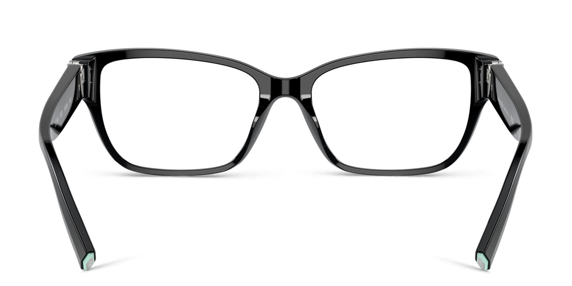 TIFFANY Rectangle Eyeglasses in Black – Product Photo 4