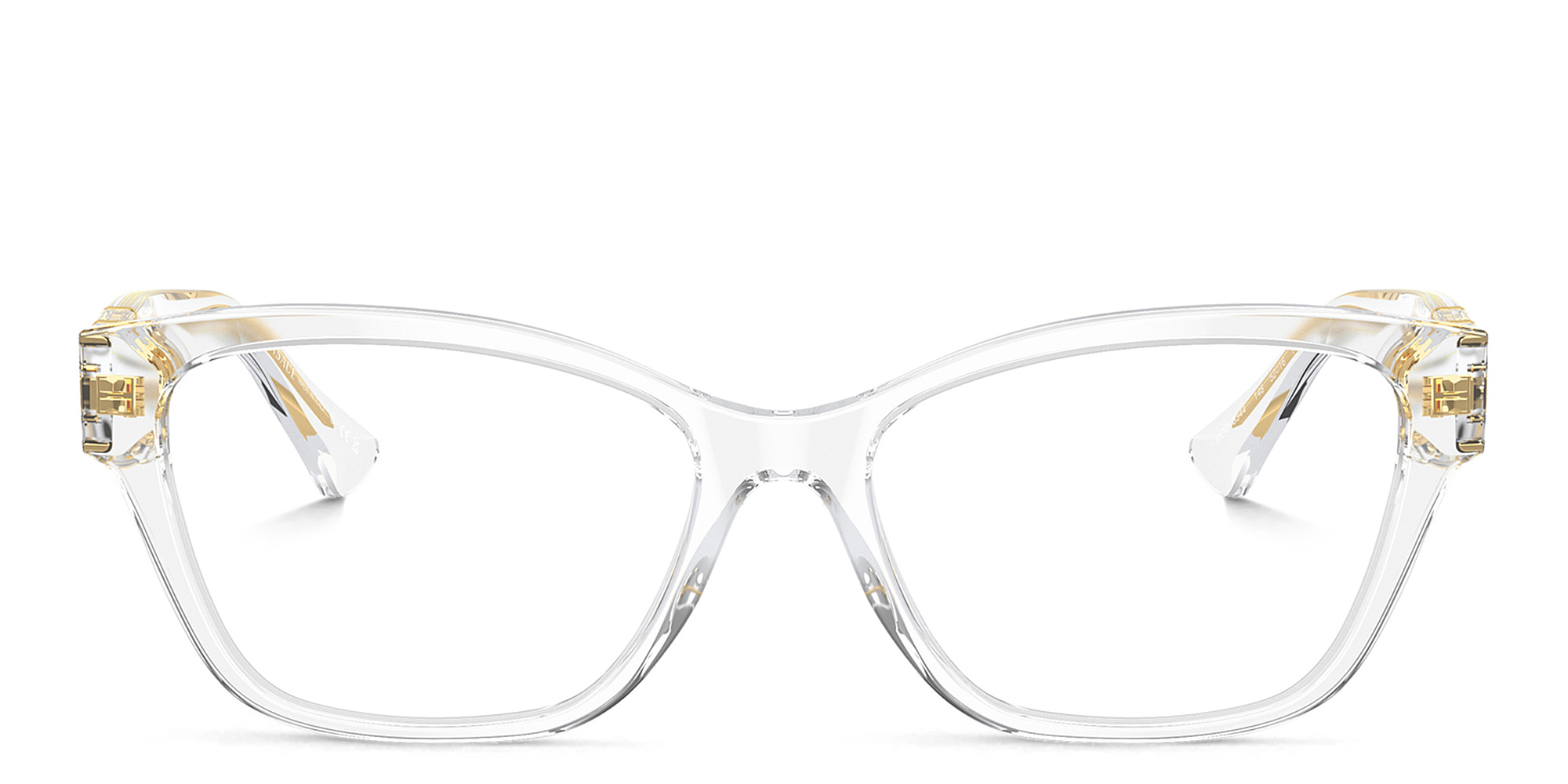 VERSACE Medusa Cat-Eye Eyeglasses in Crystal – Product Photo 1