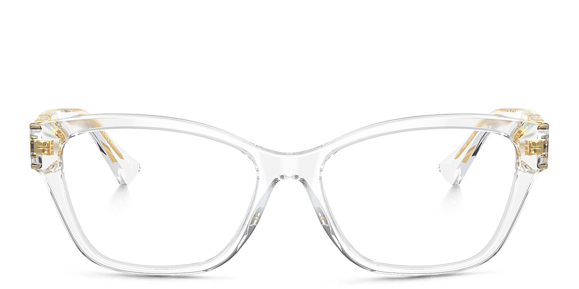 VERSACE Medusa Cat-Eye Eyeglasses in Transparent – Product Photo 1