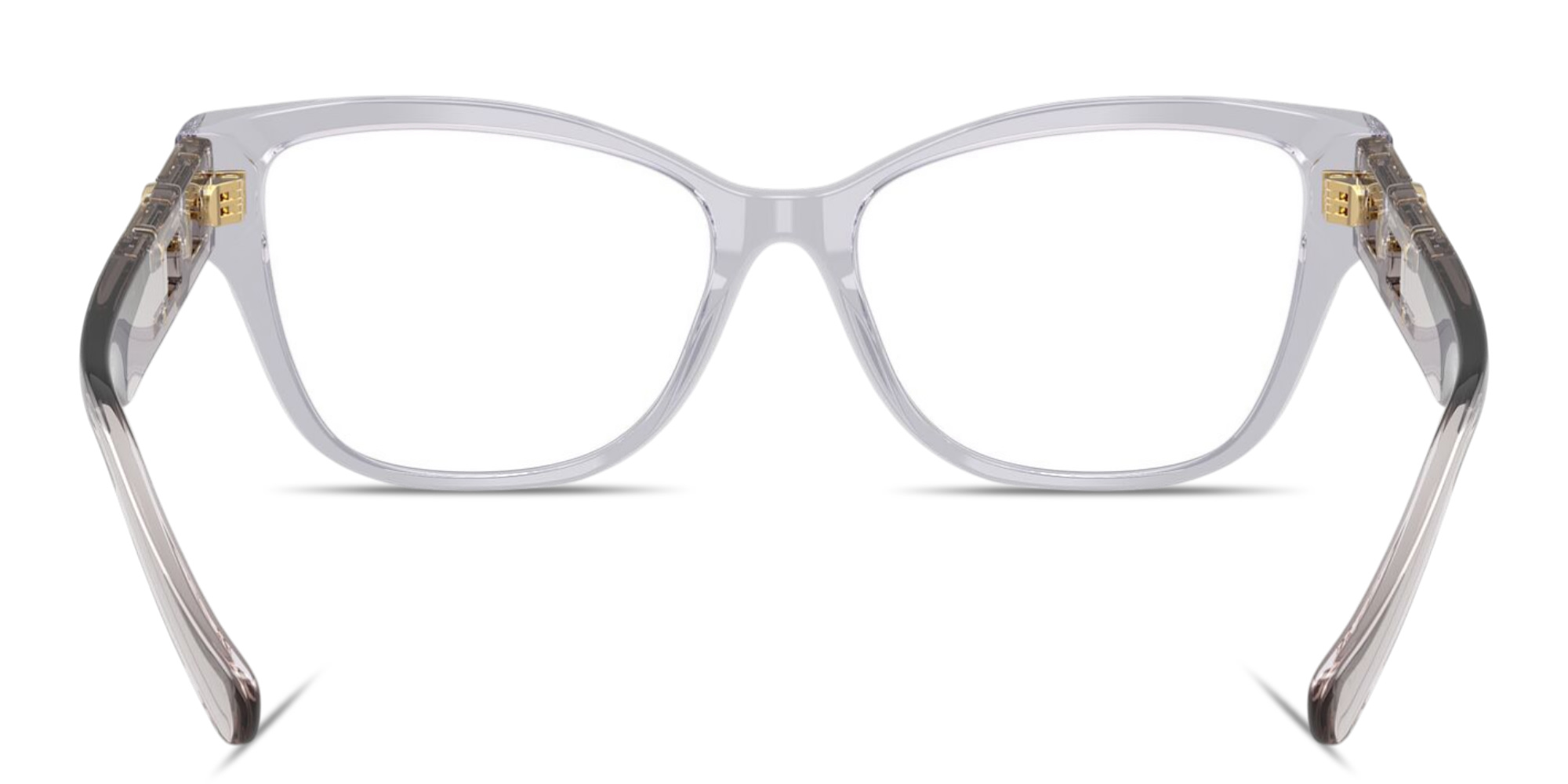 Shop VERSACE Medusa Cat-Eye Eyeglasses in Grey online.