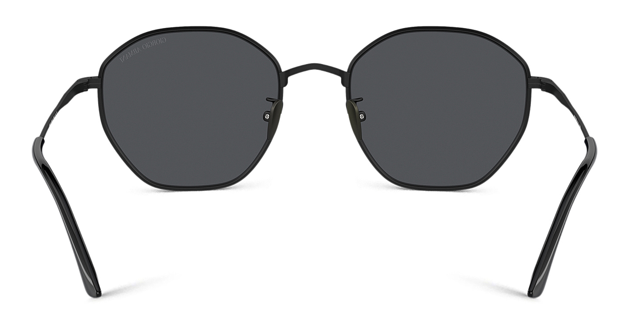 GIORGIO ARMANI Square Sunglasses in Matte Black – Product Photo 4