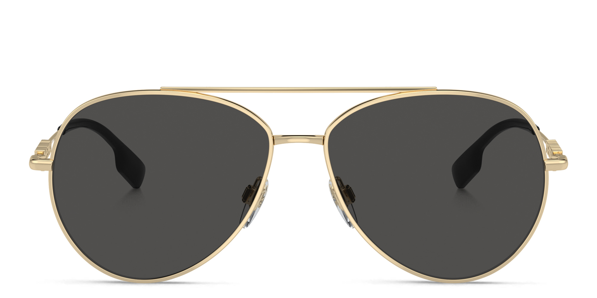 BURBERRY Pilot Sunglasses in Light Gold – Product Photo 1