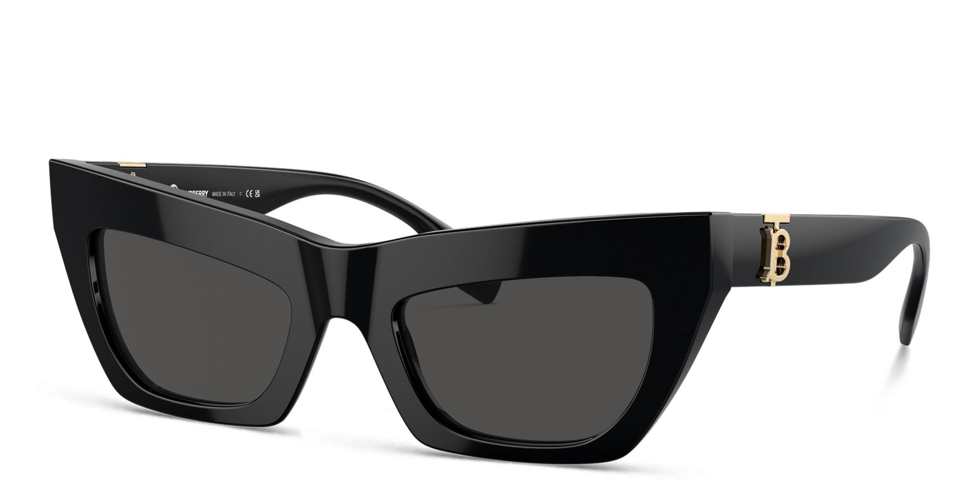 BURBERRY Cat-Eye Sunglasses in Black – Product Photo 2
