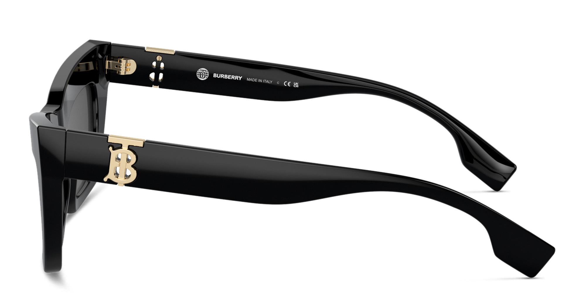 BURBERRY Cat-Eye Sunglasses in Black – Product Photo 3