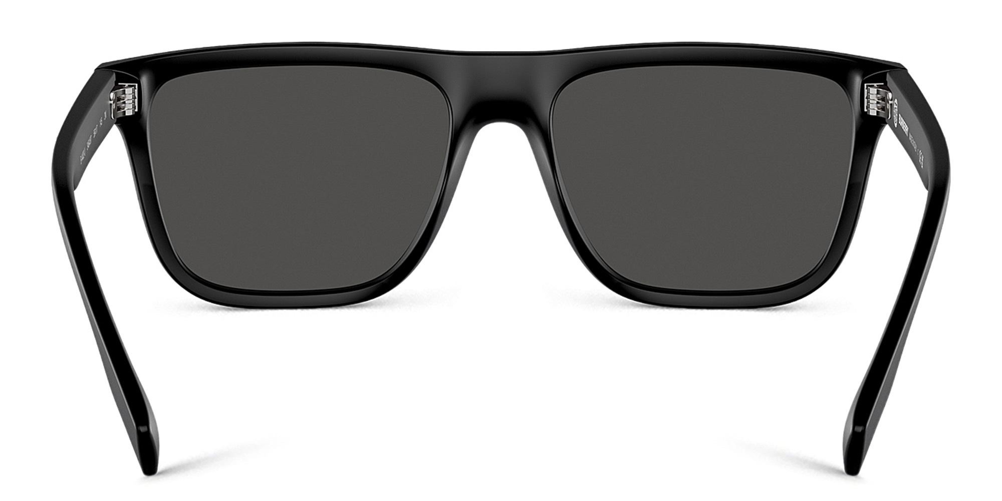 Shop BURBERRY Square Sunglasses in Matte Black online.