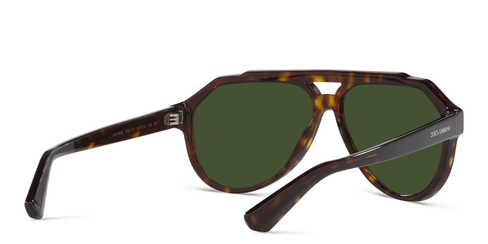 Dolce & Gabbana Pilot Sunglasses in Havana – Product Photo 3
