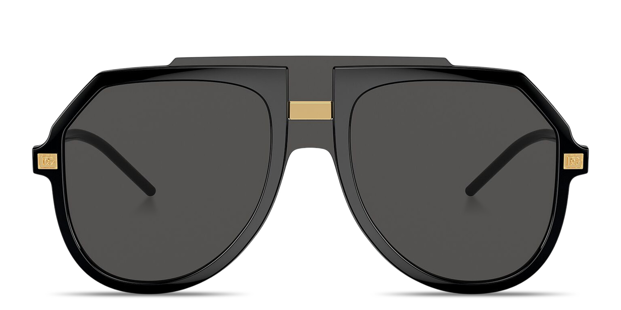 Dolce & Gabbana Oversized Aviator Sunglasses in Black – Product Photo 1