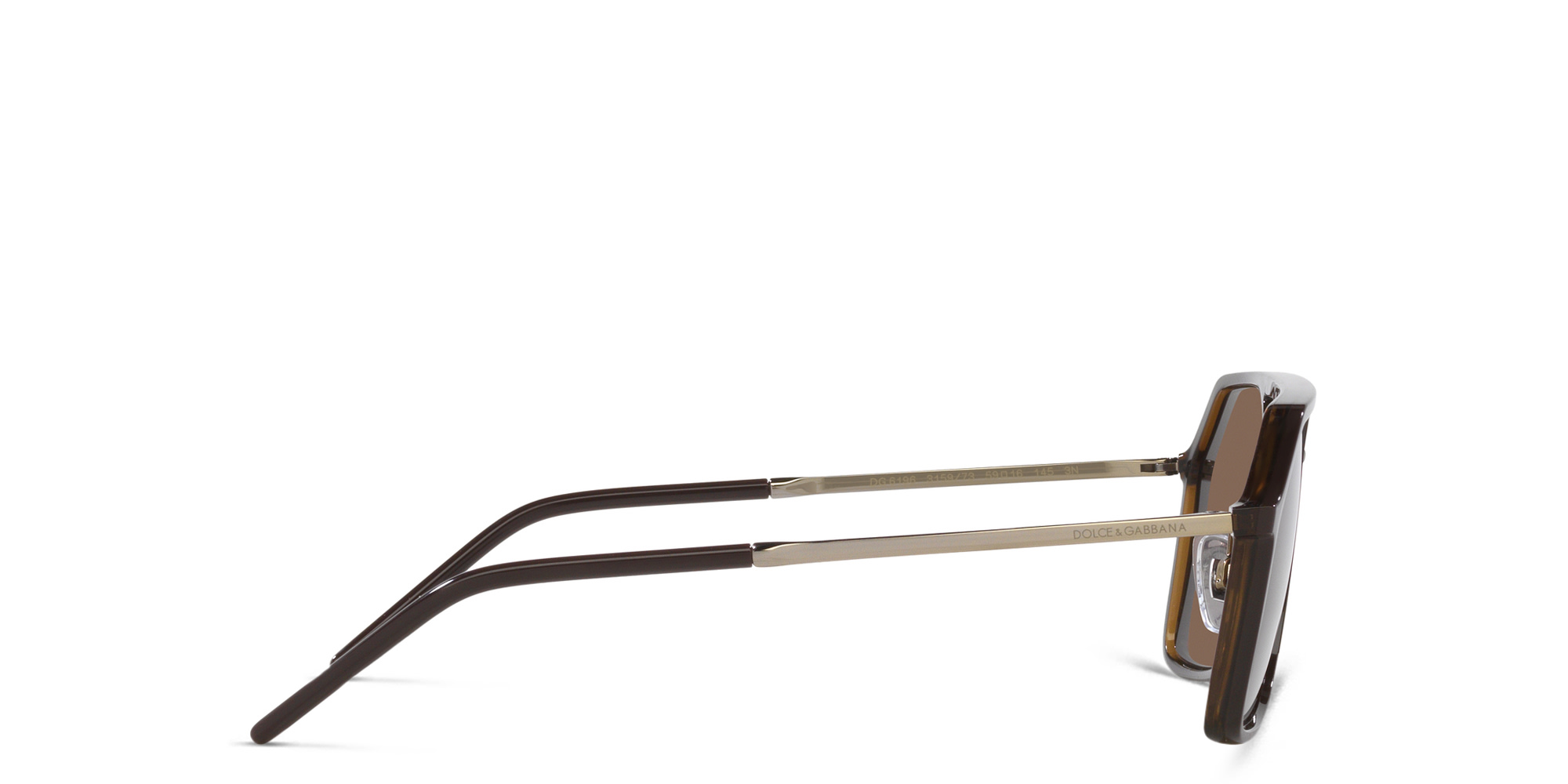 Dolce & Gabbana Pilot Sunglasses in Brown – Product Photo 3