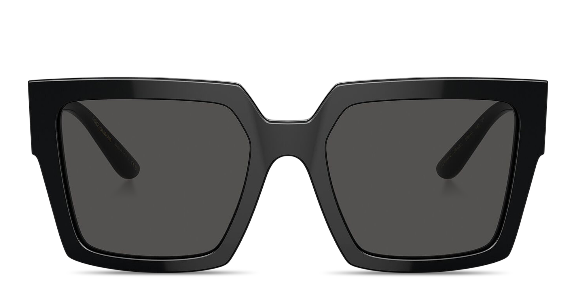 Shop Dolce & Gabbana Square Sunglasses in Black online.