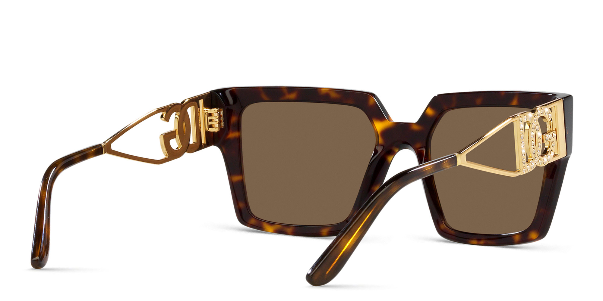 Dolce & Gabbana Square Sunglasses in Havana – Product Photo 3