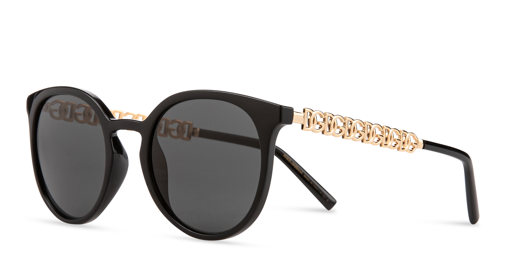 Shop Dolce & Gabbana Panthos Sunglasses in Black online.