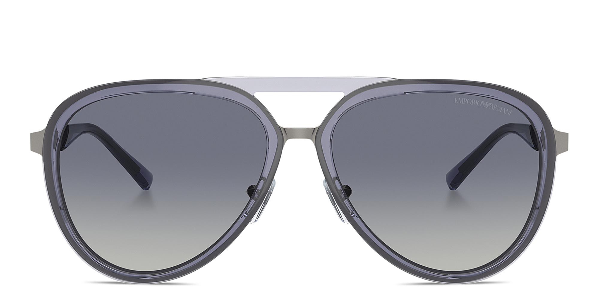 Emporio Armani Pilot Sunglasses in Blue – Product Photo 1