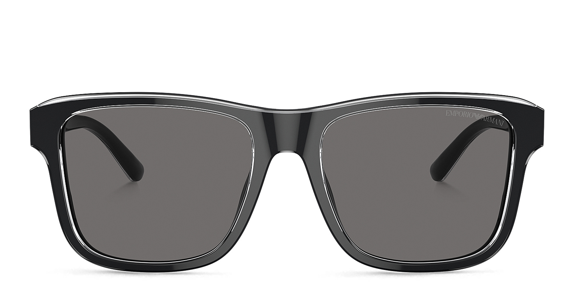 Emporio Armani Pillow Sunglasses in Black – Product Photo 1
