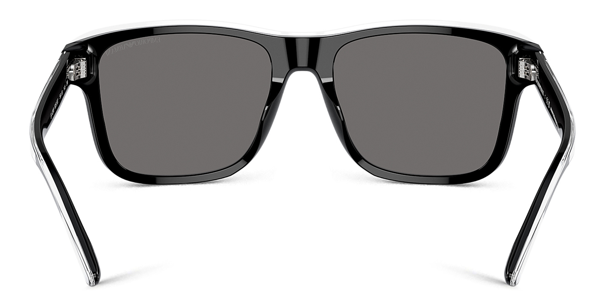 Emporio Armani Pillow Sunglasses in Black – Product Photo 4