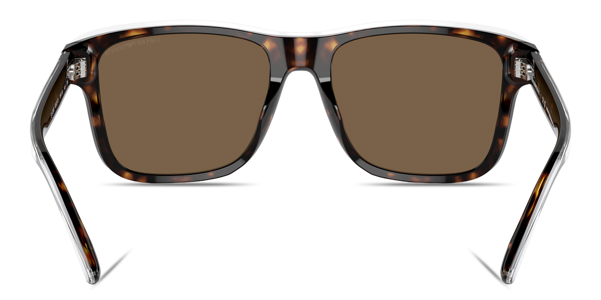 Emporio Armani Logo Pillow Sunglasses in Havana – Product Photo 4