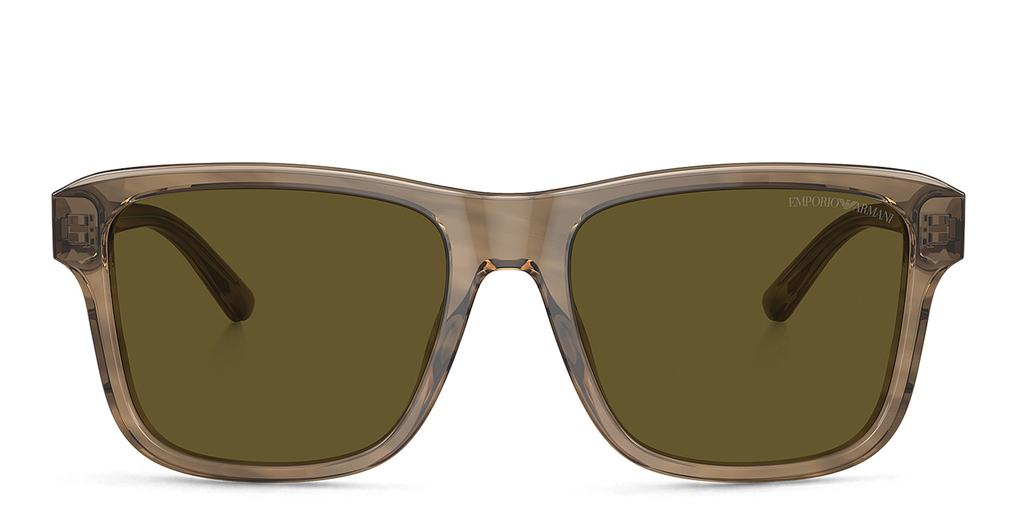 Emporio Armani Pillow Sunglasses in Brown – Product Photo 1