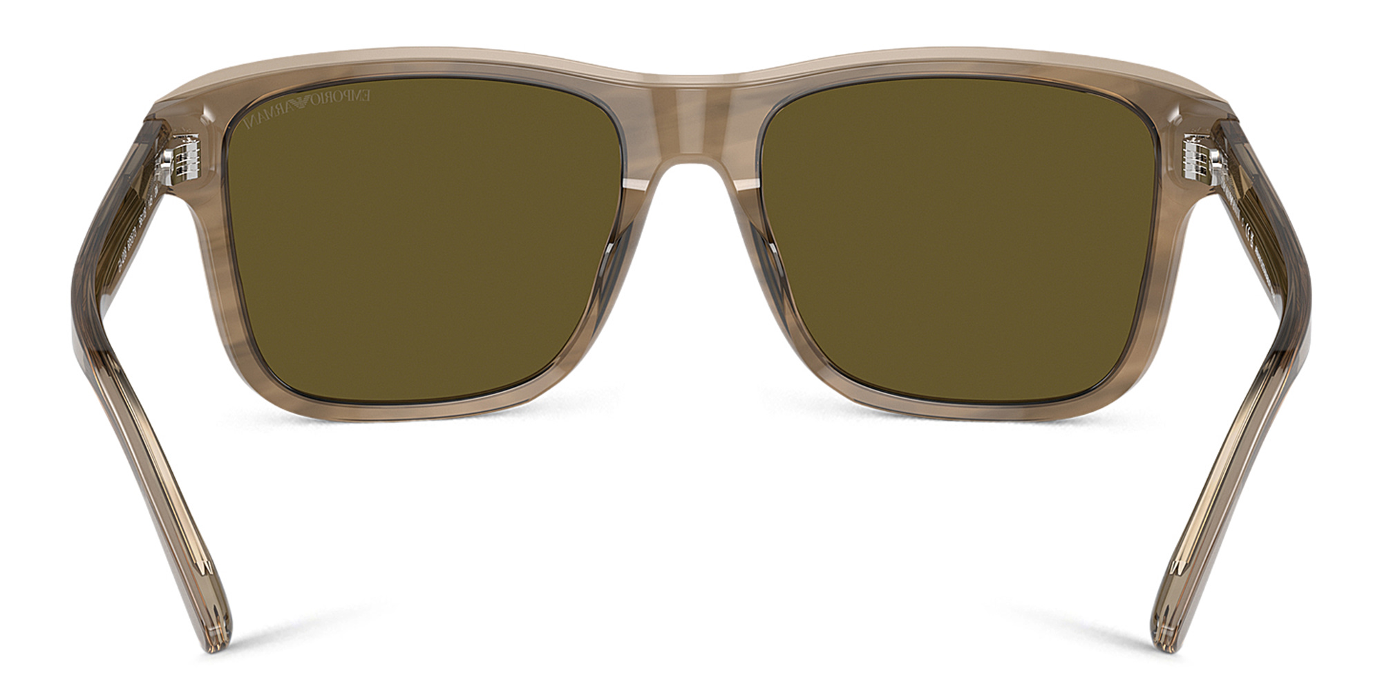 Emporio Armani Pillow Sunglasses in Brown – Product Photo 4