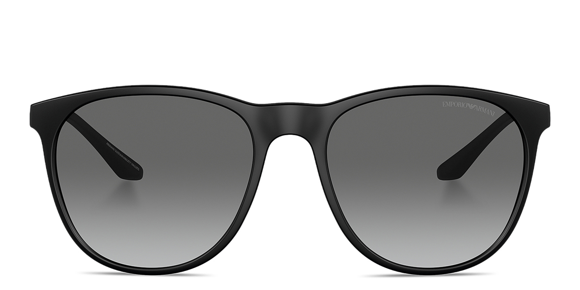 Emporio Armani Logo Panthos Sunglasses in Black – Product Photo 1