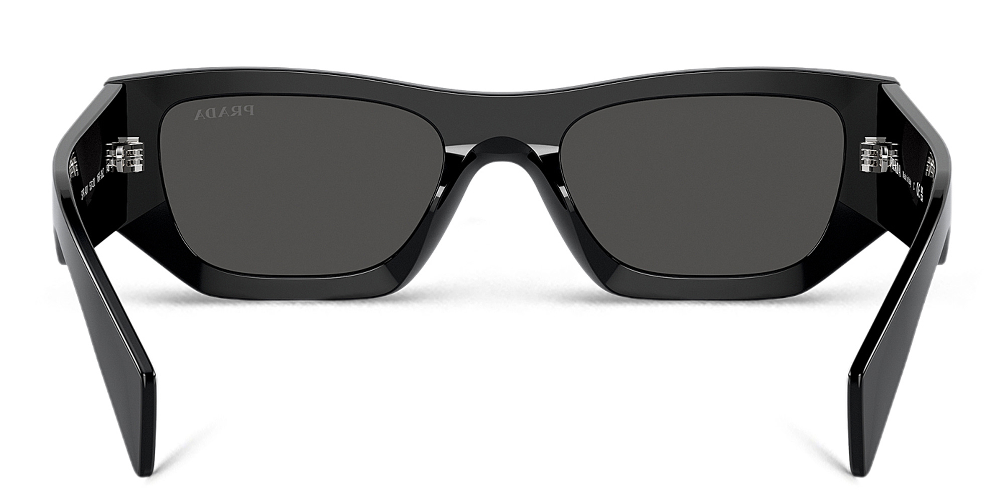 Shop PRADA Unisex Pillow Sunglasses in Black online.