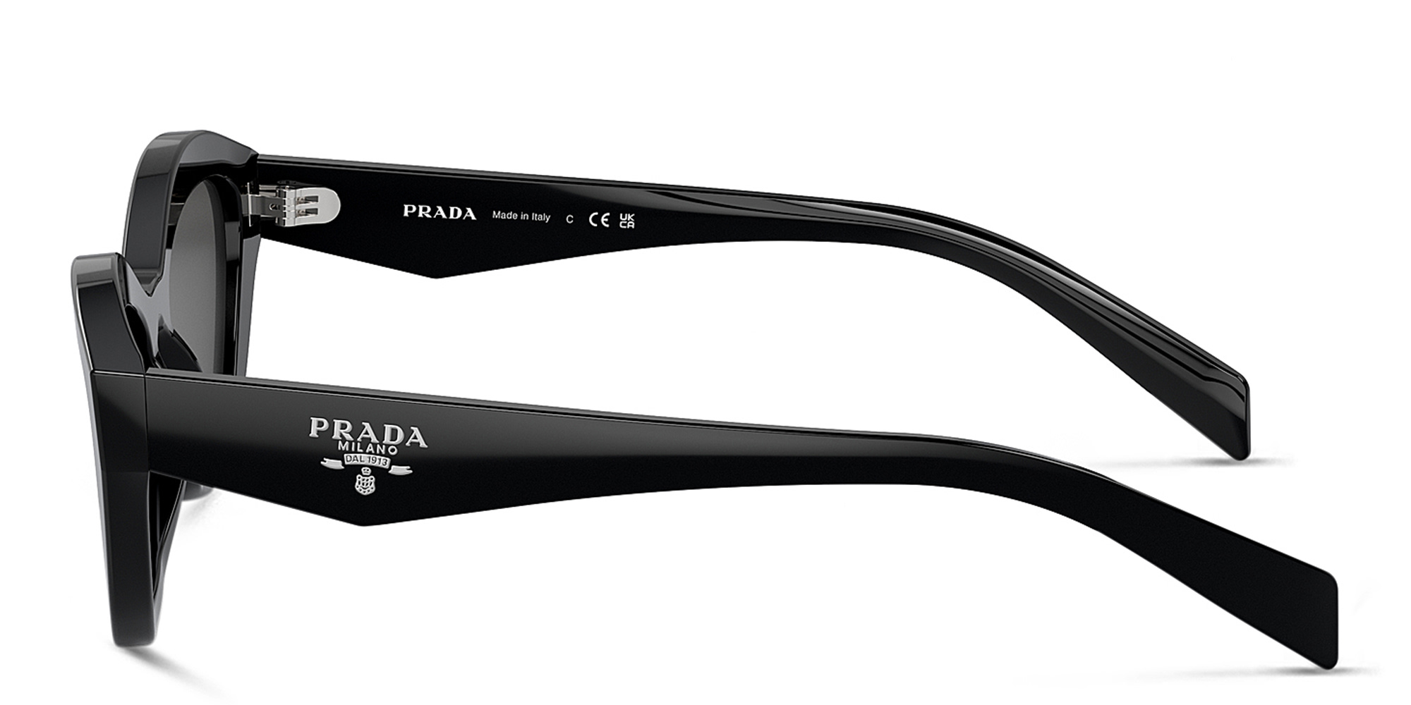 PRADA Butterfly Sunglasses in Black – Product Photo 3