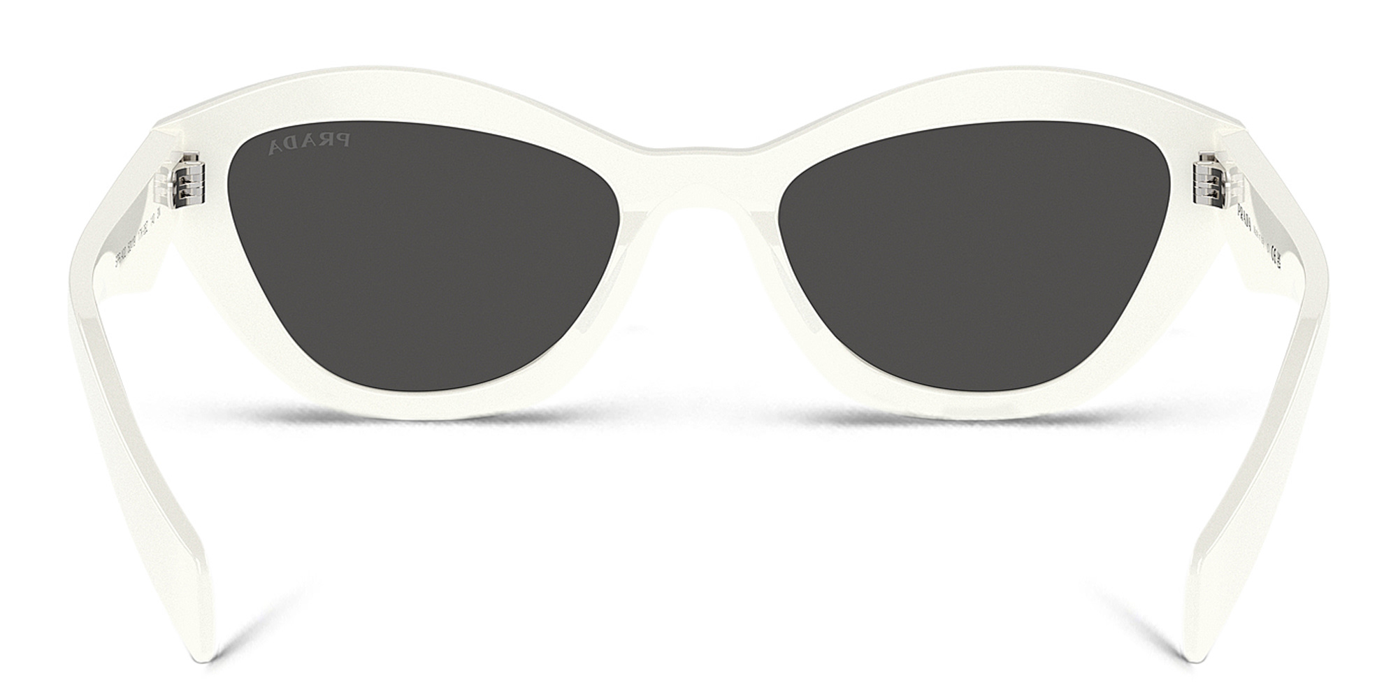 PRADA Butterfly Sunglasses in White – Product Photo 4