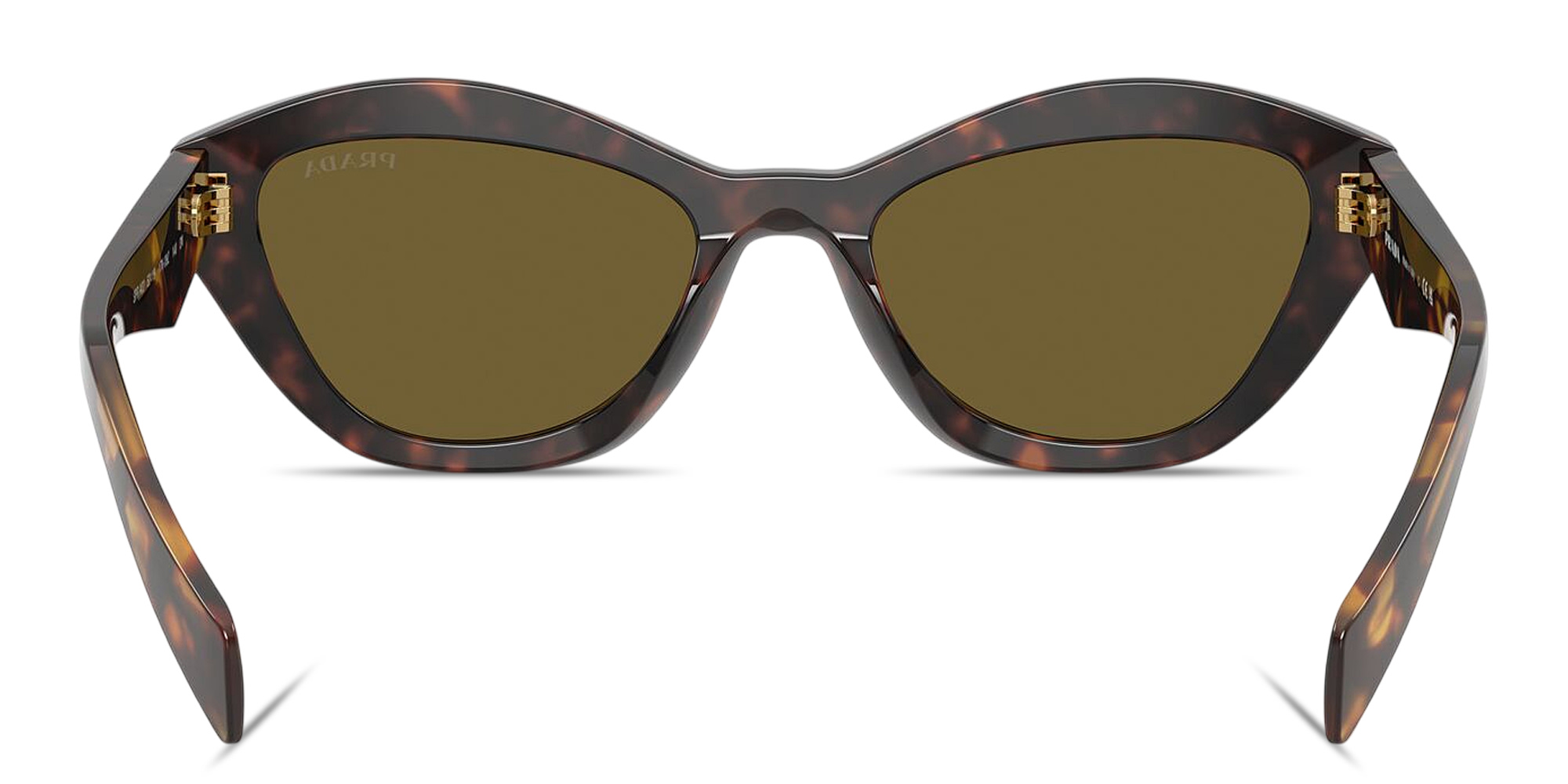 PRADA Logo Print Butterfly Sunglasses in Tortoise – Product Photo 4