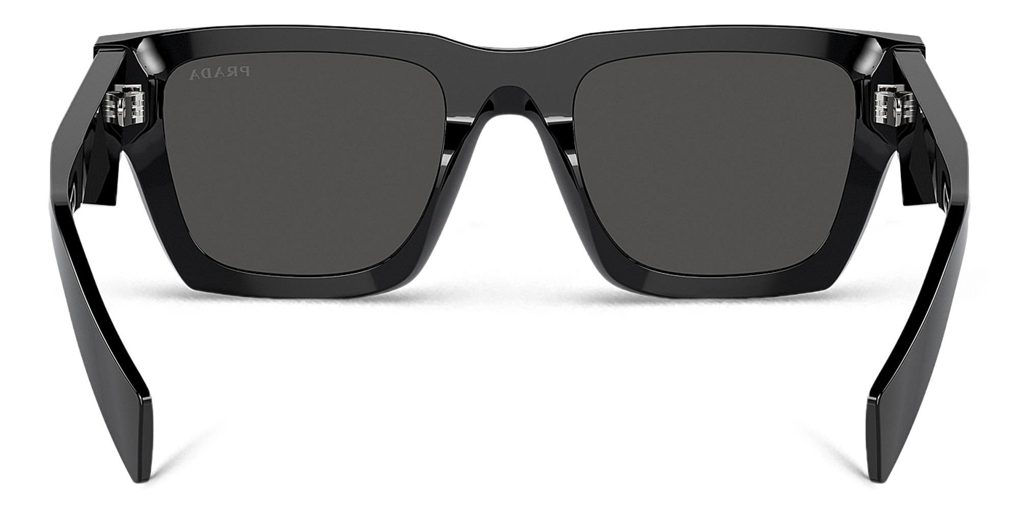 PRADA Logo Pillow Sunglasses in Black – Product Photo 4