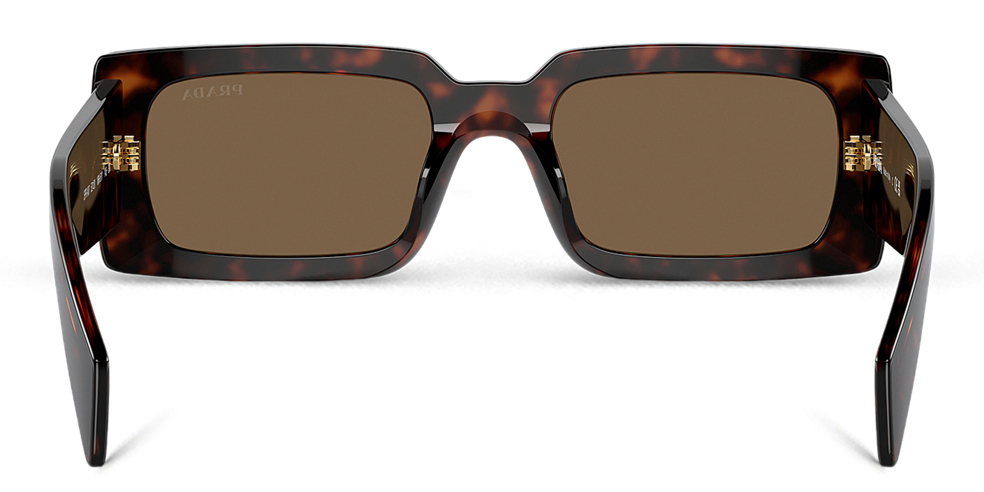 Shop PRADA Pillow Sunglasses in Briar Tortoise online.