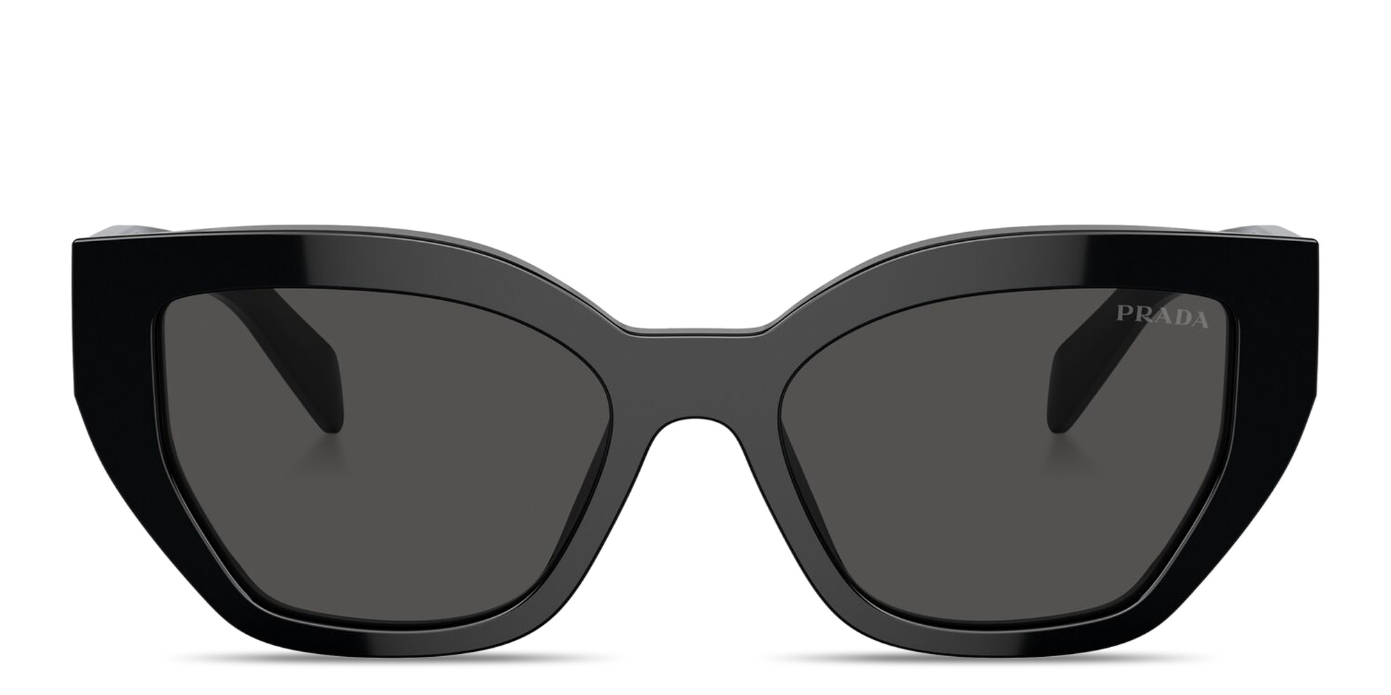 PRADA Logo Lettering Butterfly Sunglasses in Black – Product Photo 1