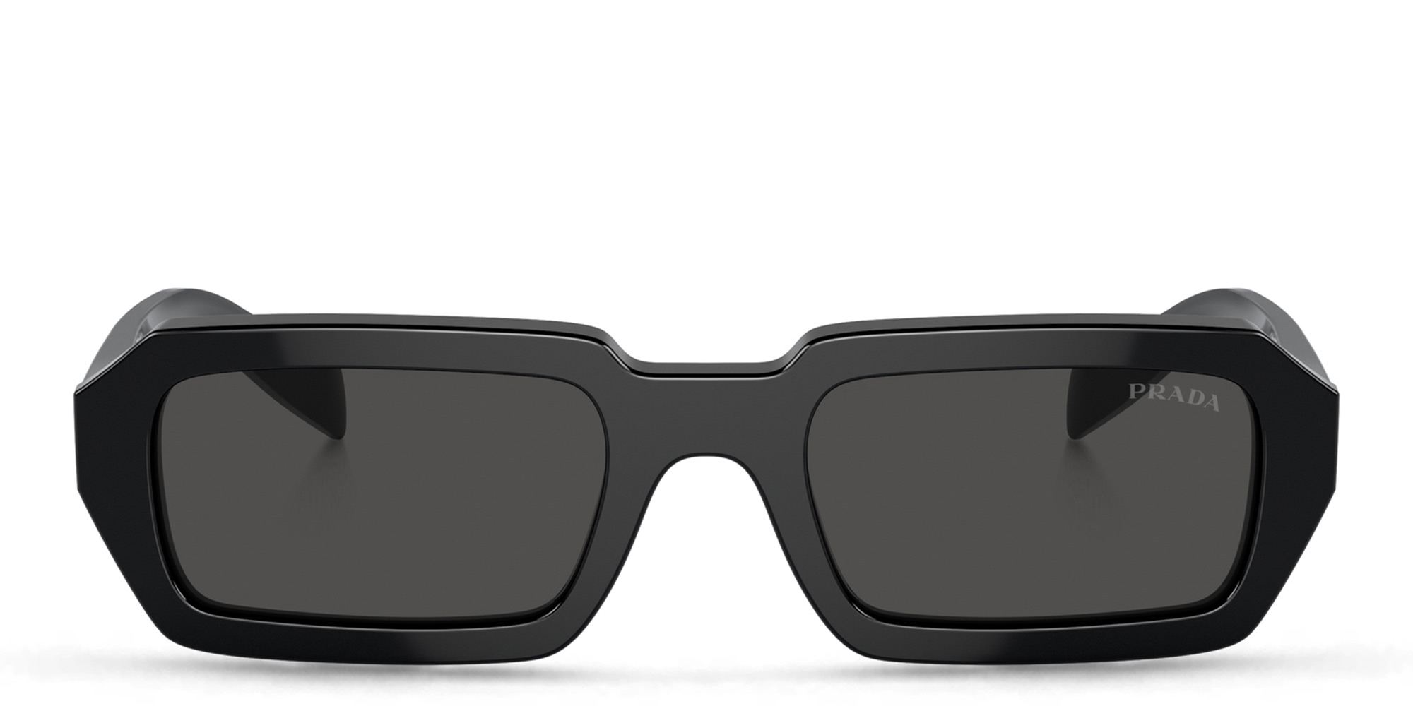 PRADA Rectangle Sunglasses in Black – Product Photo 1