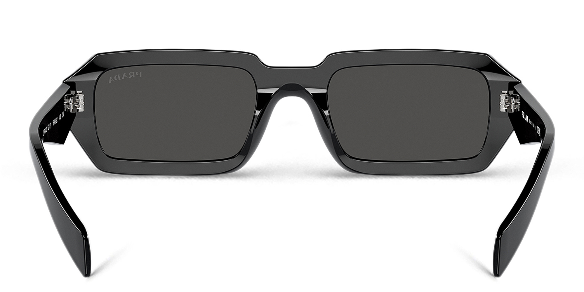 PRADA Rectangle Sunglasses in Black – Product Photo 4