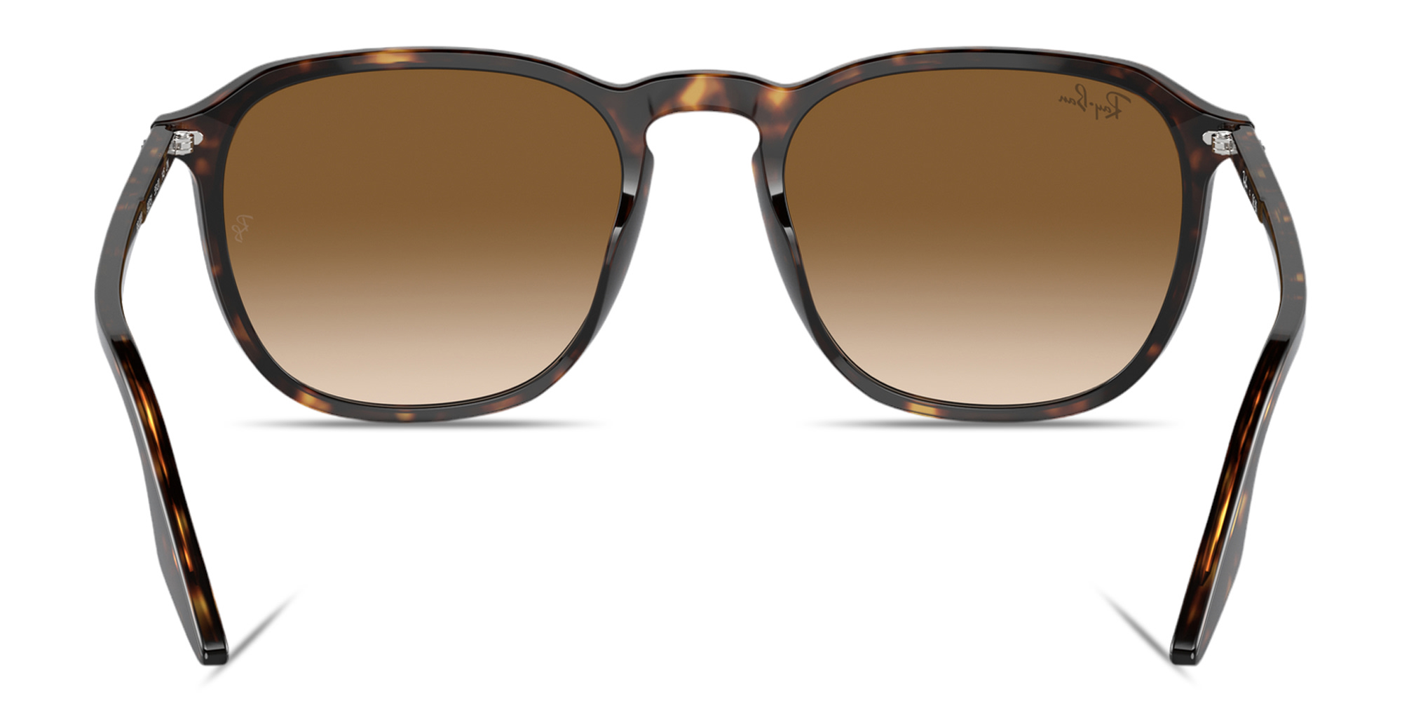 Ray-Ban Embossed Logo Unisex Square Sunglasses in Havana – Product Photo 4