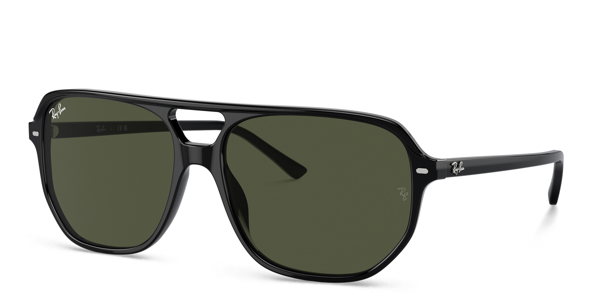 Shop Ray-Ban Bill One Unisex Irregular Sunglasses in Black online.