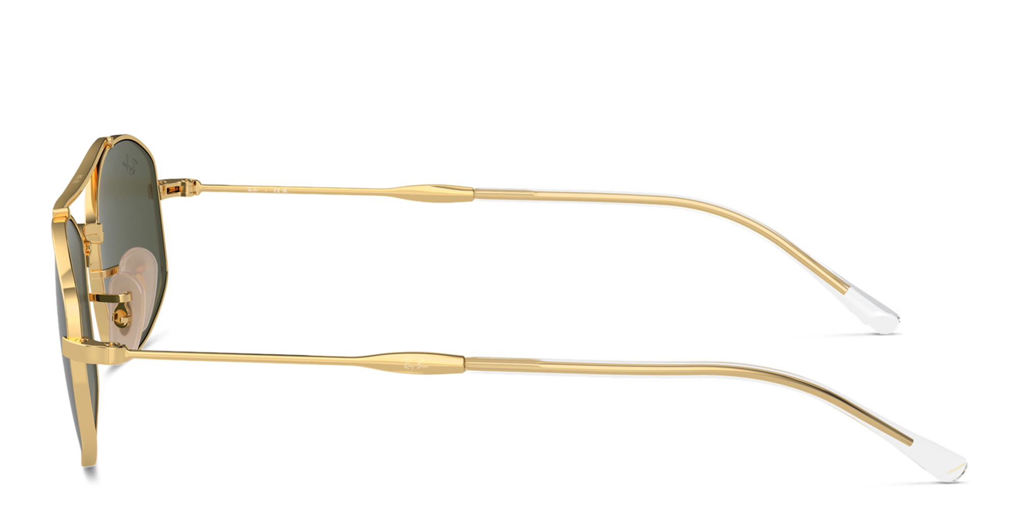 Ray-Ban Unisex Oval Sunglasses in Gold – Product Photo 3