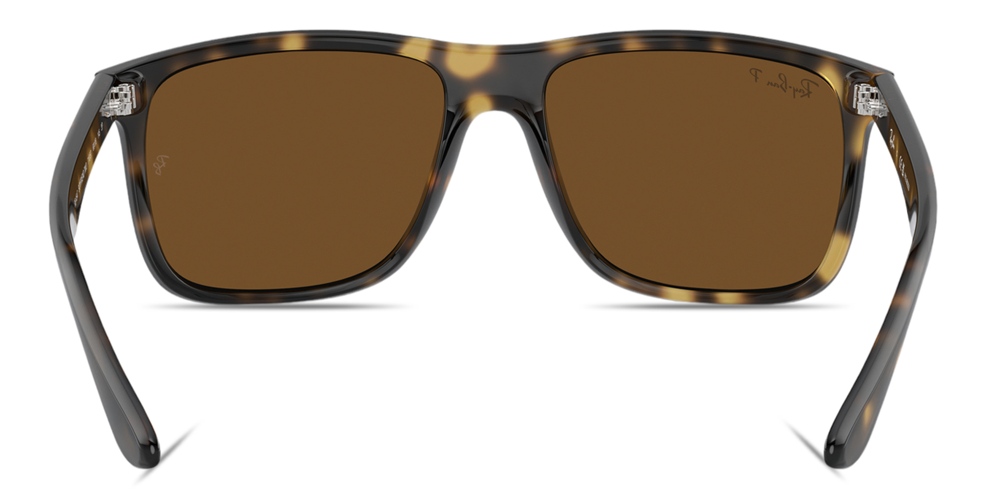 Ray-Ban Boyfriend Two Unisex Square Sunglasses in Havana – Product Photo 4