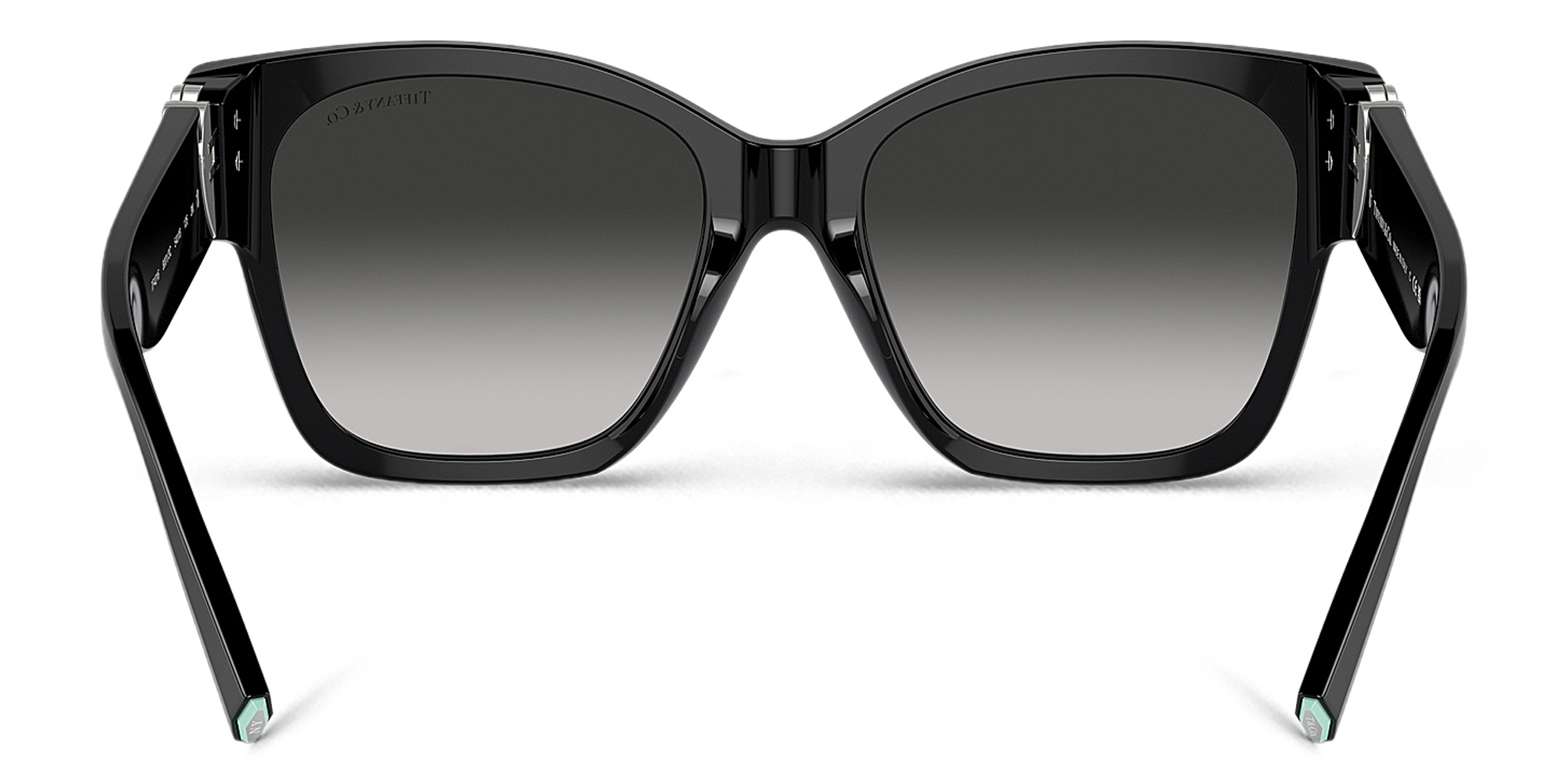 TIFFANY Oversized Square Sunglasses in Black – Product Photo 4