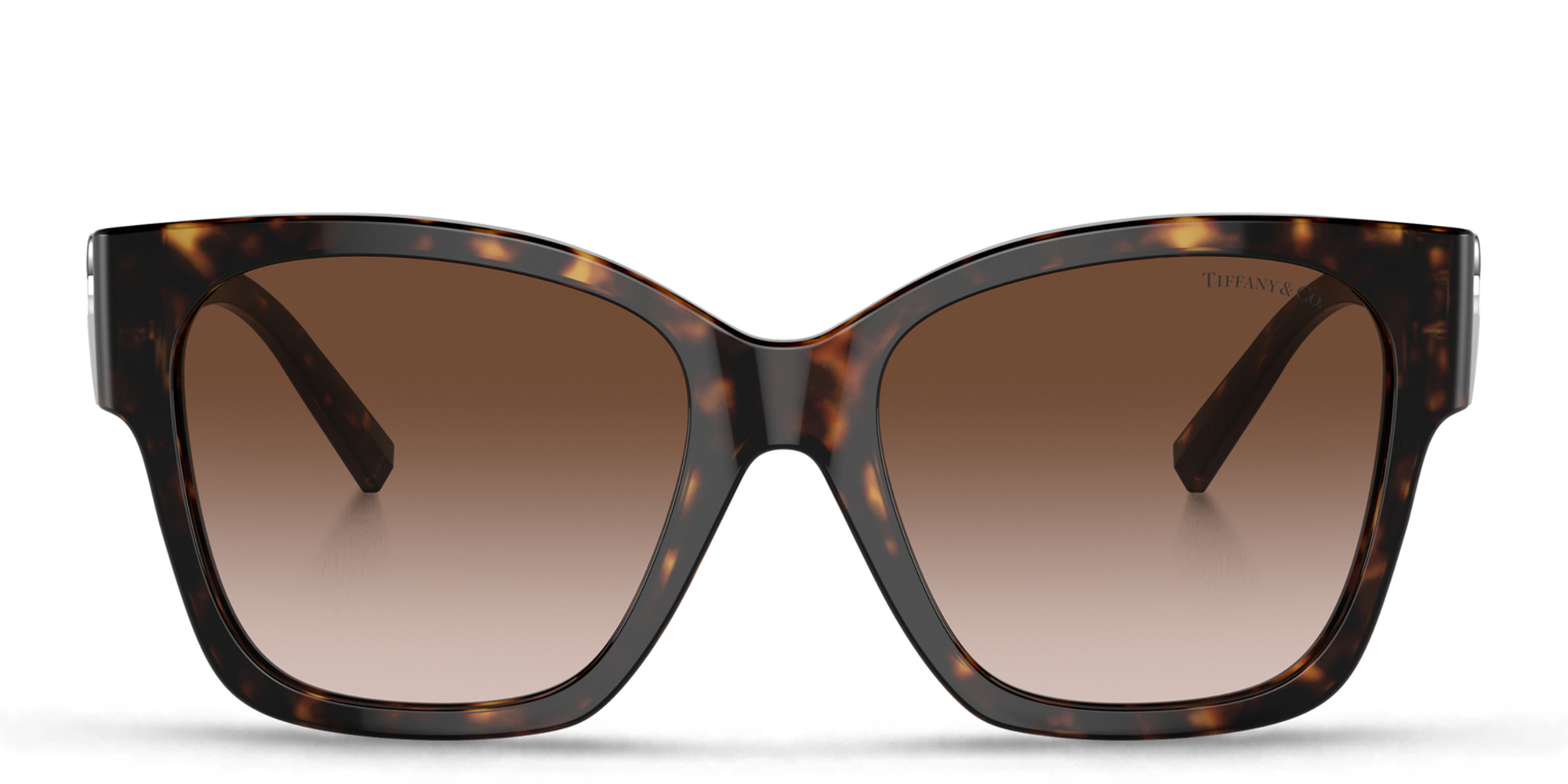 TIFFANY Oversized Square Sunglasses in Havana – Product Photo 1