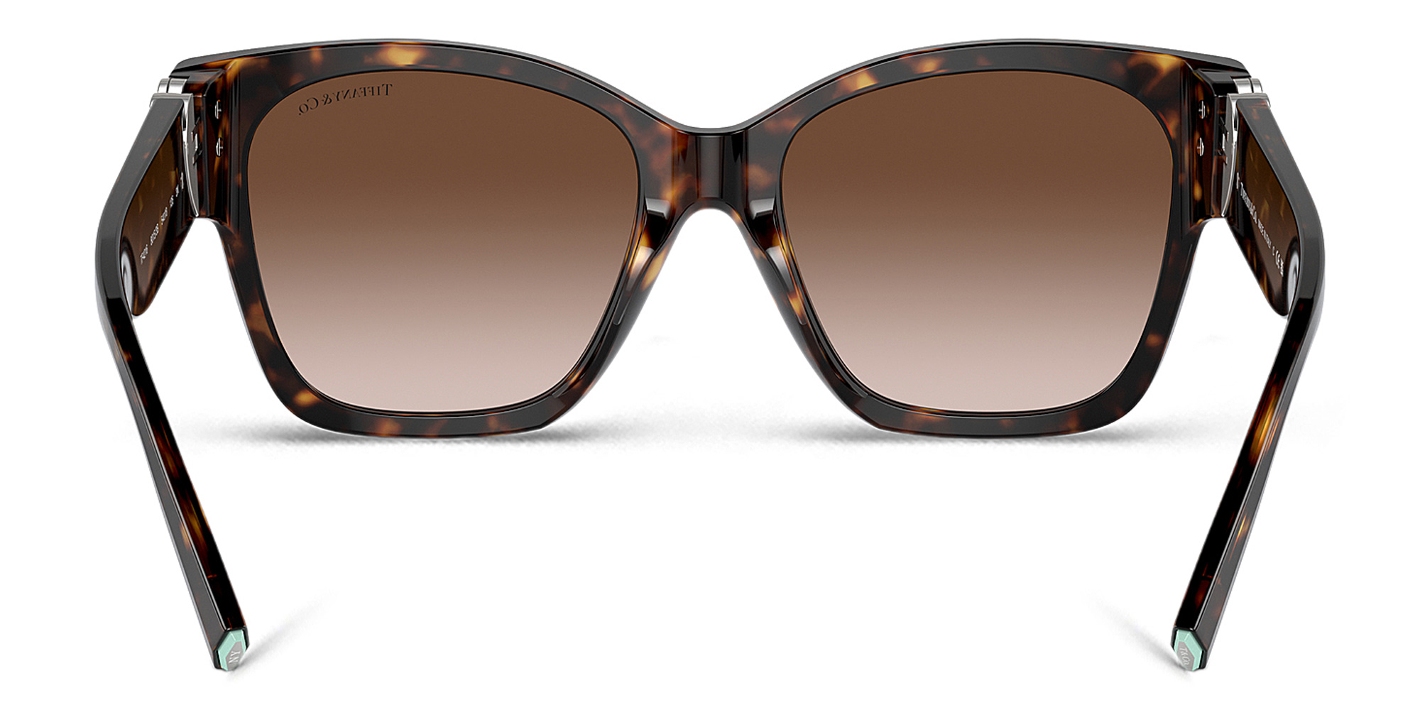 TIFFANY Oversized Square Sunglasses in Havana – Product Photo 4