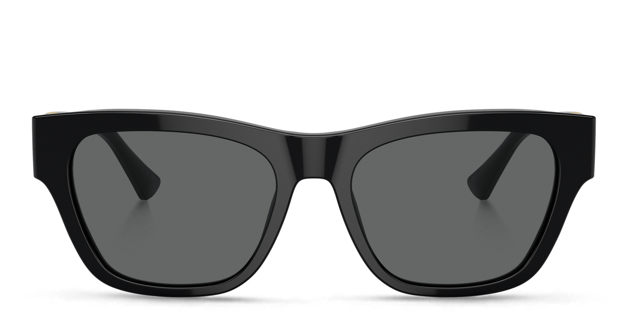 VERSACE Medusa Square Sunglasses in Black – Product Photo 1