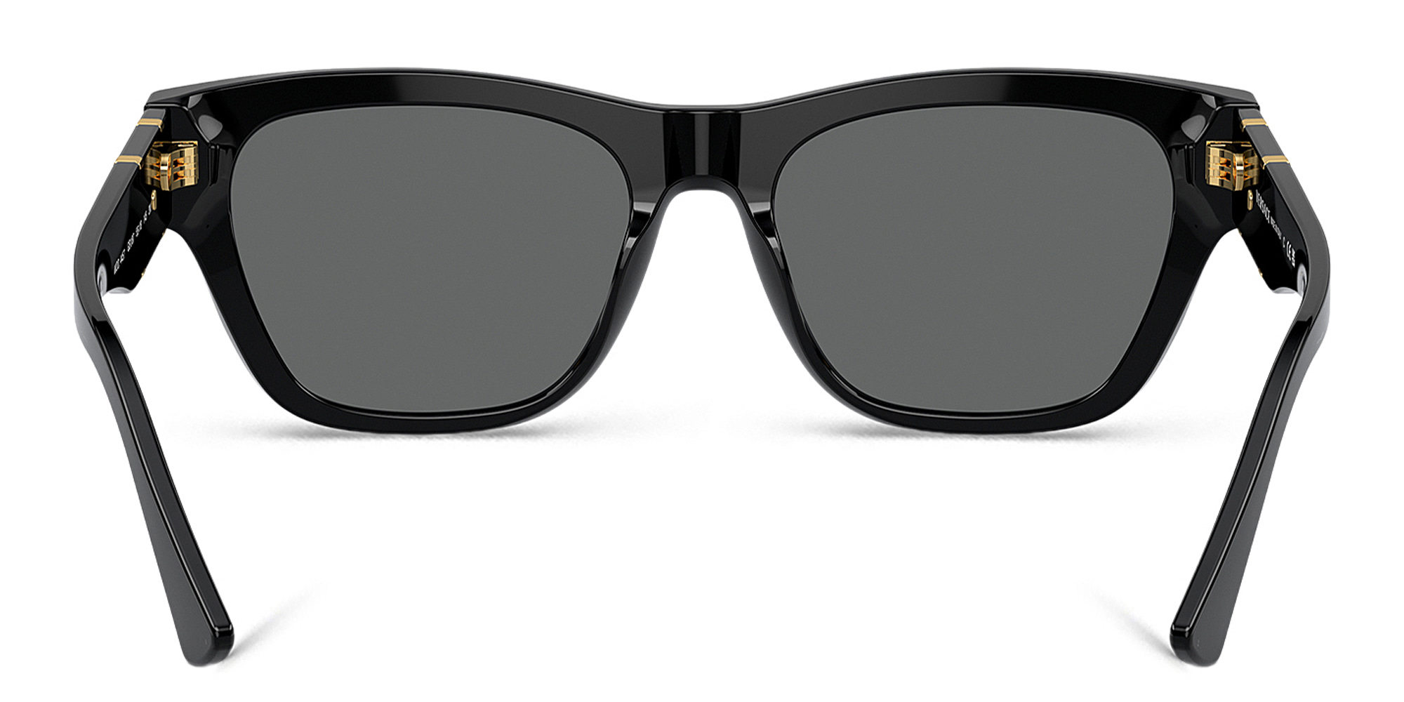 VERSACE Medusa Square Sunglasses in Black – Product Photo 4