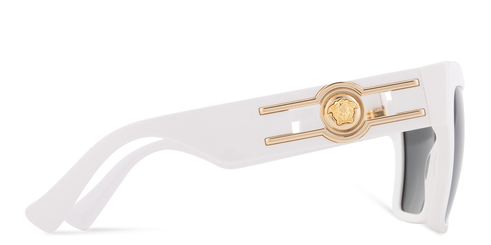 VERSACE Medusa Butterfly Sunglasses in White – Product Photo 3
