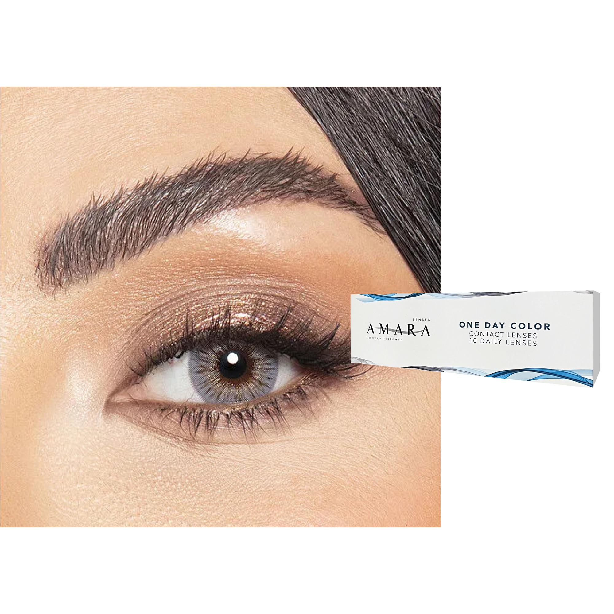 Shop Amara 1-Day Color Contact Lenses - Sugar online.