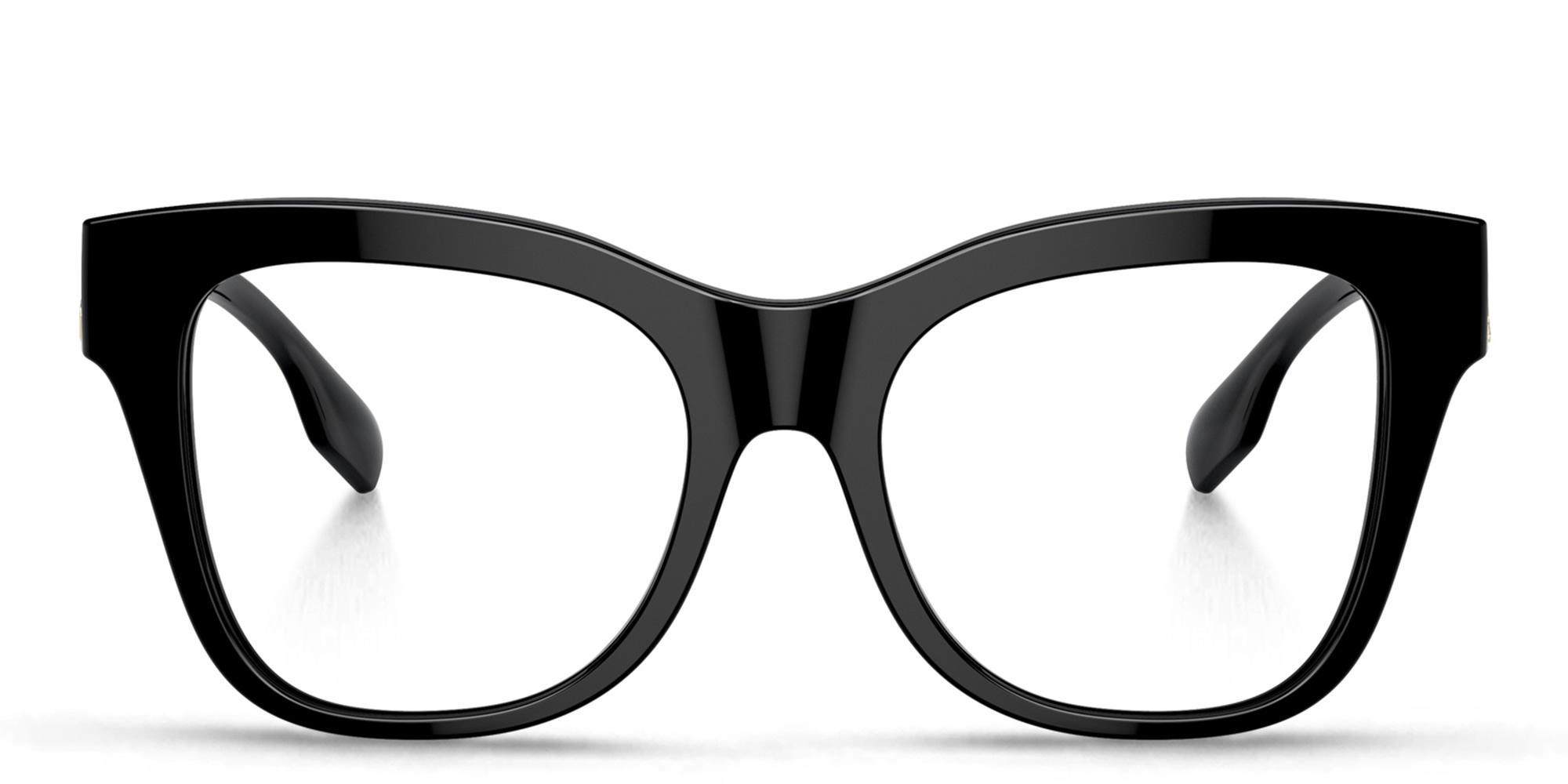 BURBERRY Oversized Square Eyeglasses in Black – Product Photo 1