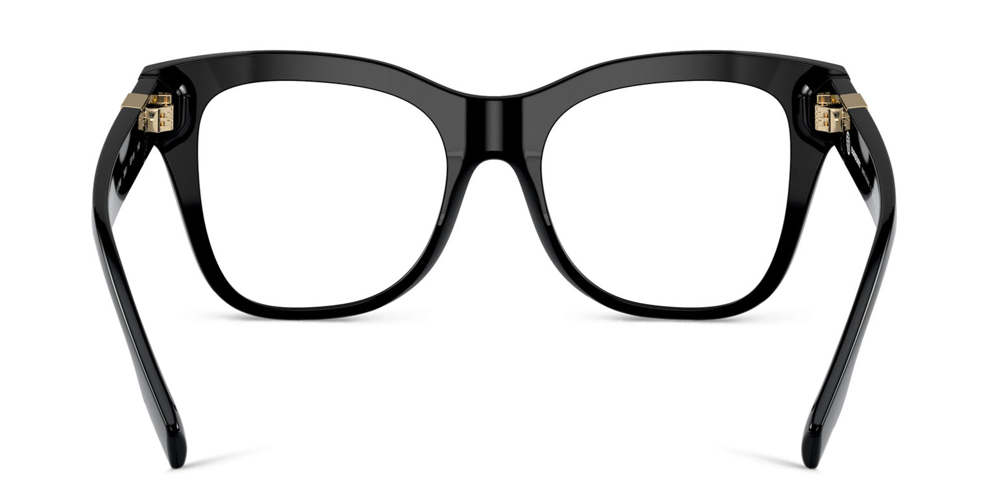 BURBERRY Oversized Square Eyeglasses in Black – Product Photo 4