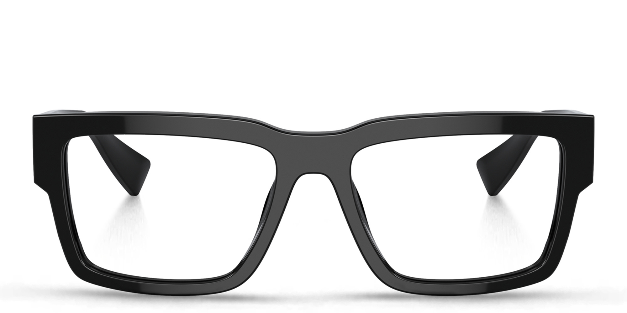 MIU MIU Rectangle Eyeglasses in Black – Product Photo 1