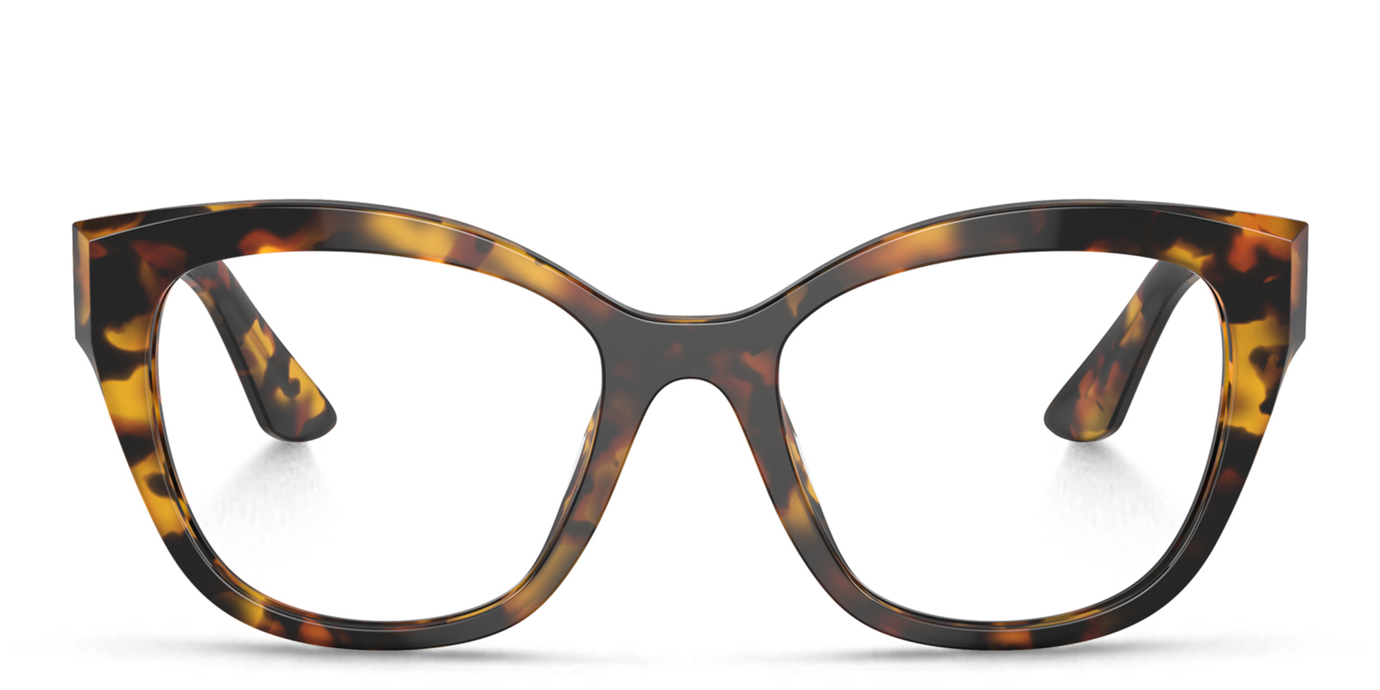 MIU MIU Square Eyeglasses in Honey Havana – Product Photo 1