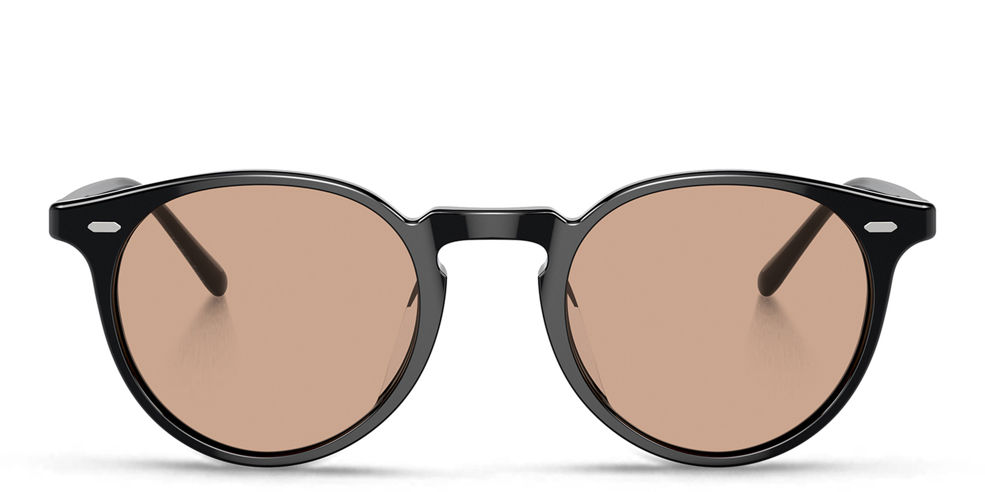 OLIVER PEOPLES Unisex Round Eyeglasses in Black – Product Photo 1